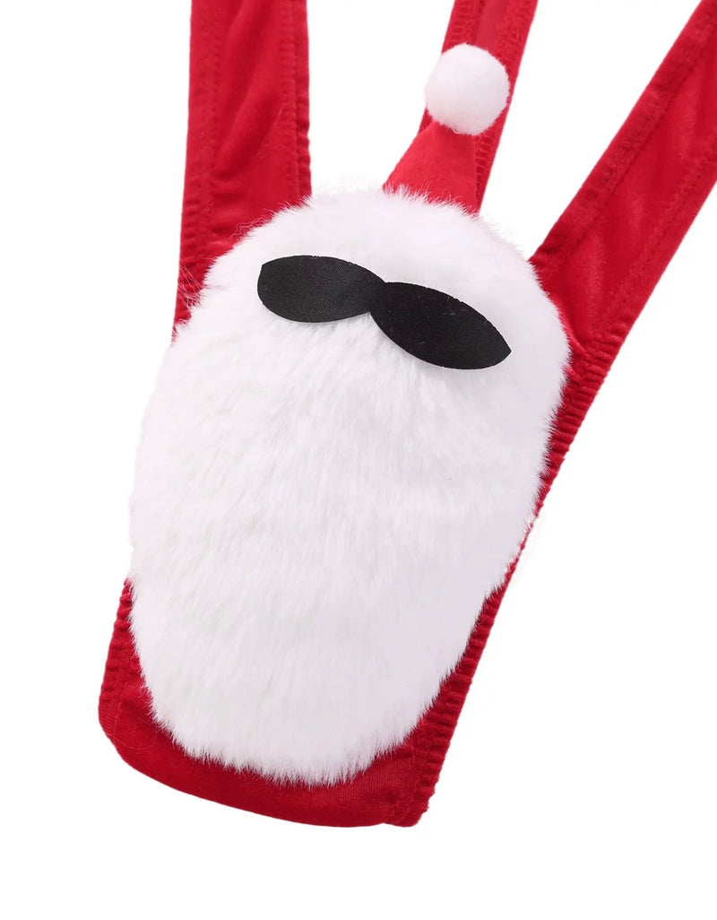 x Men's Christmas Santa Mankini / Monokini